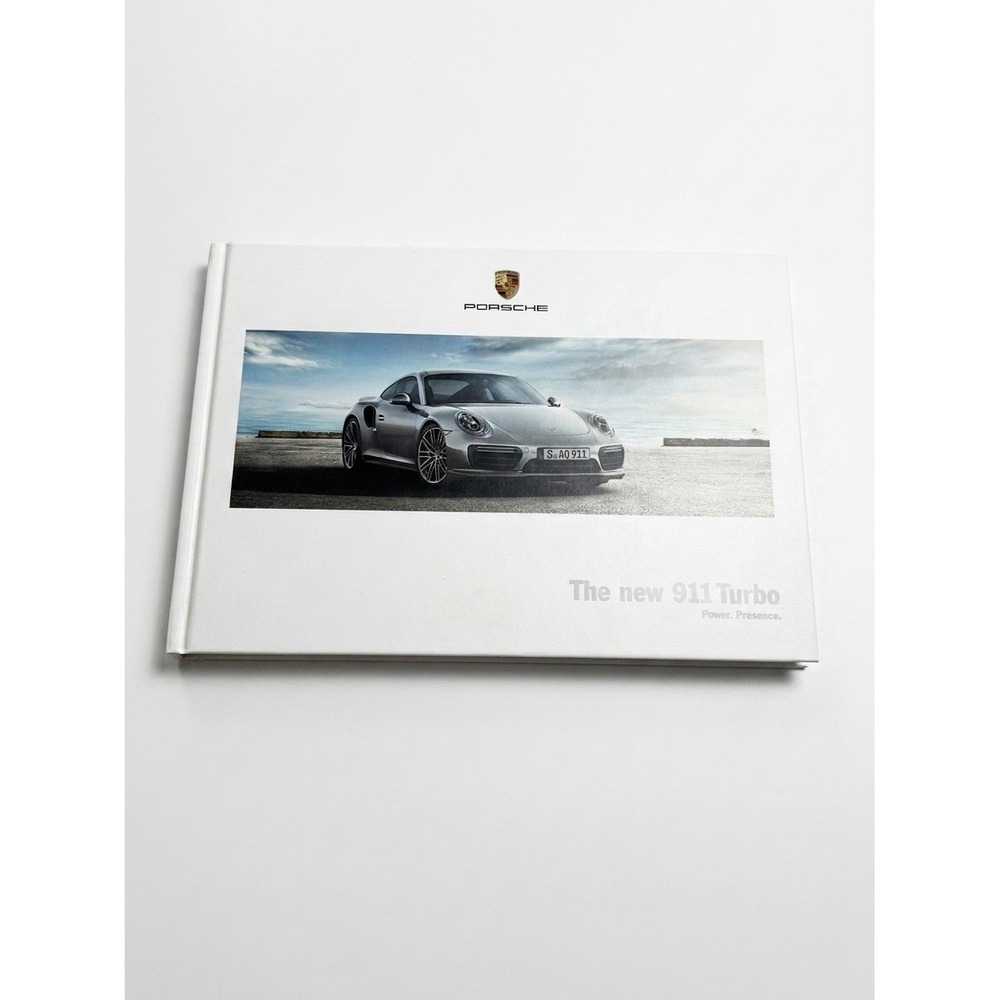 Official Porsche 911 Turbo Hardcover Factory Sales Brochure Book